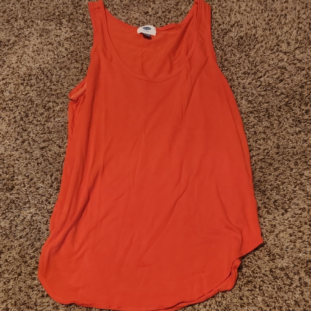 Old Navy Women's Vibrant Orange Tank Top